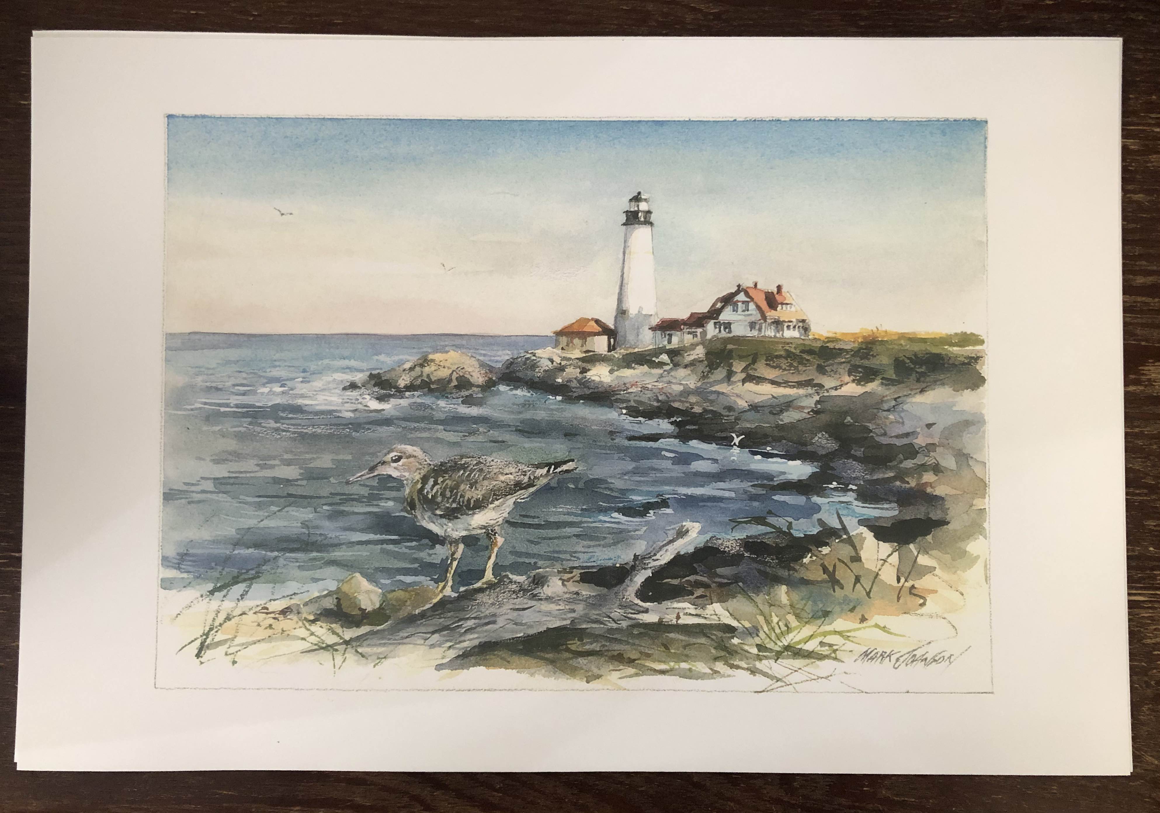 Branford Lighthouse by Mark Johnson (12" x 18") Branford Lighthouse by Mark Johnson (12" x 18")