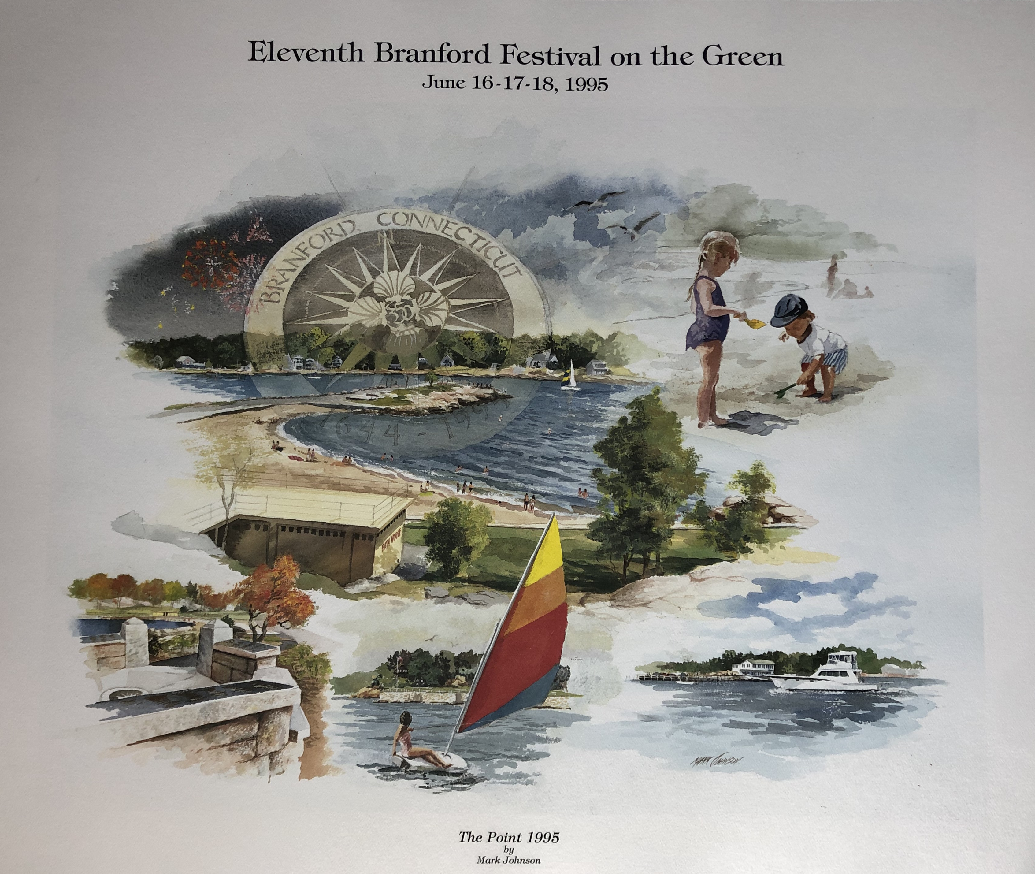 Branford Point by Mark Johnson (22" x 32")