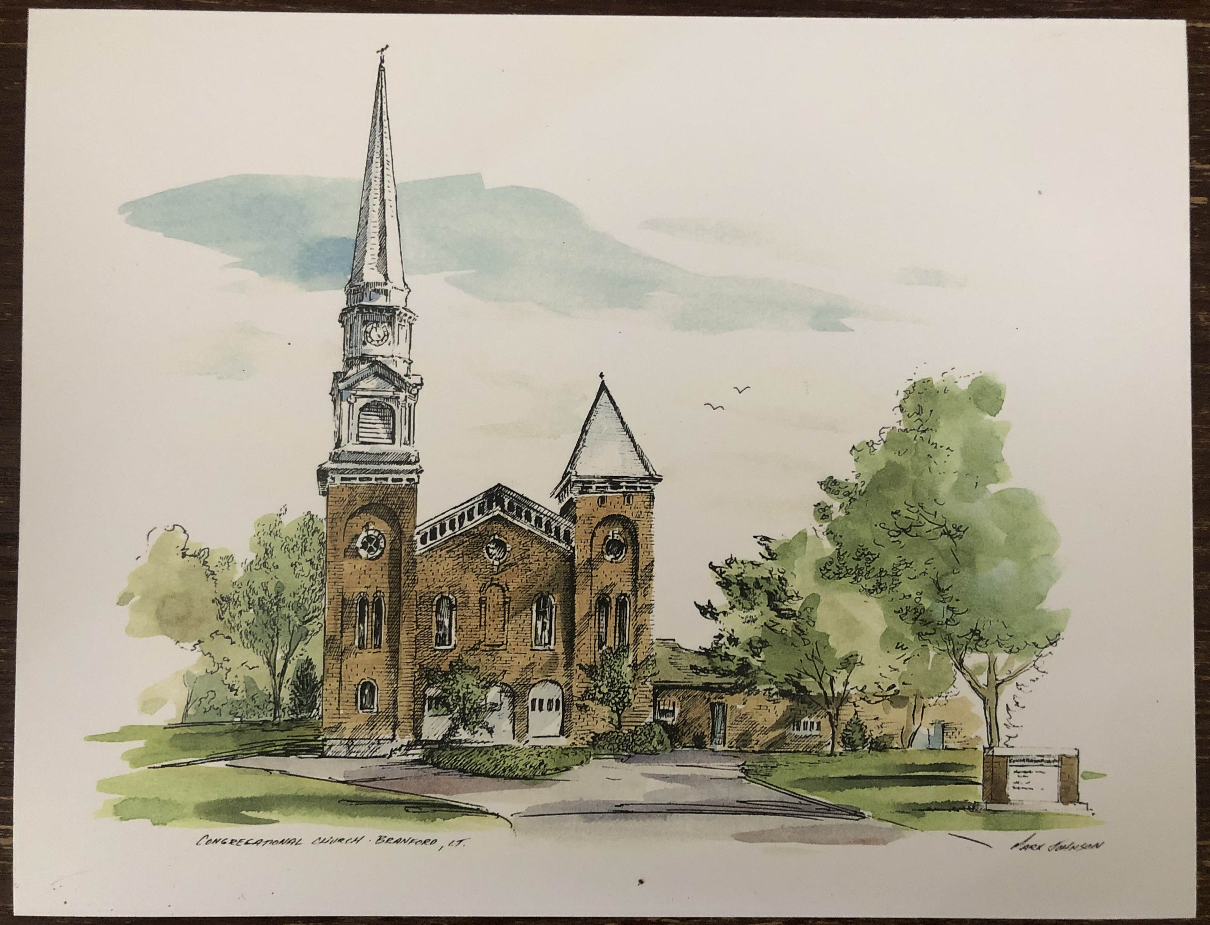 Congregational Church by Mark Johnson (8 ½" x 11") Congregational Church by Mark Johnson (8 ½" x 11")