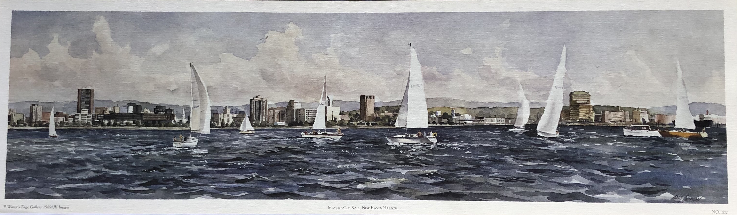 Mayor's Cup Race by Mark Johnson (8" x 28")