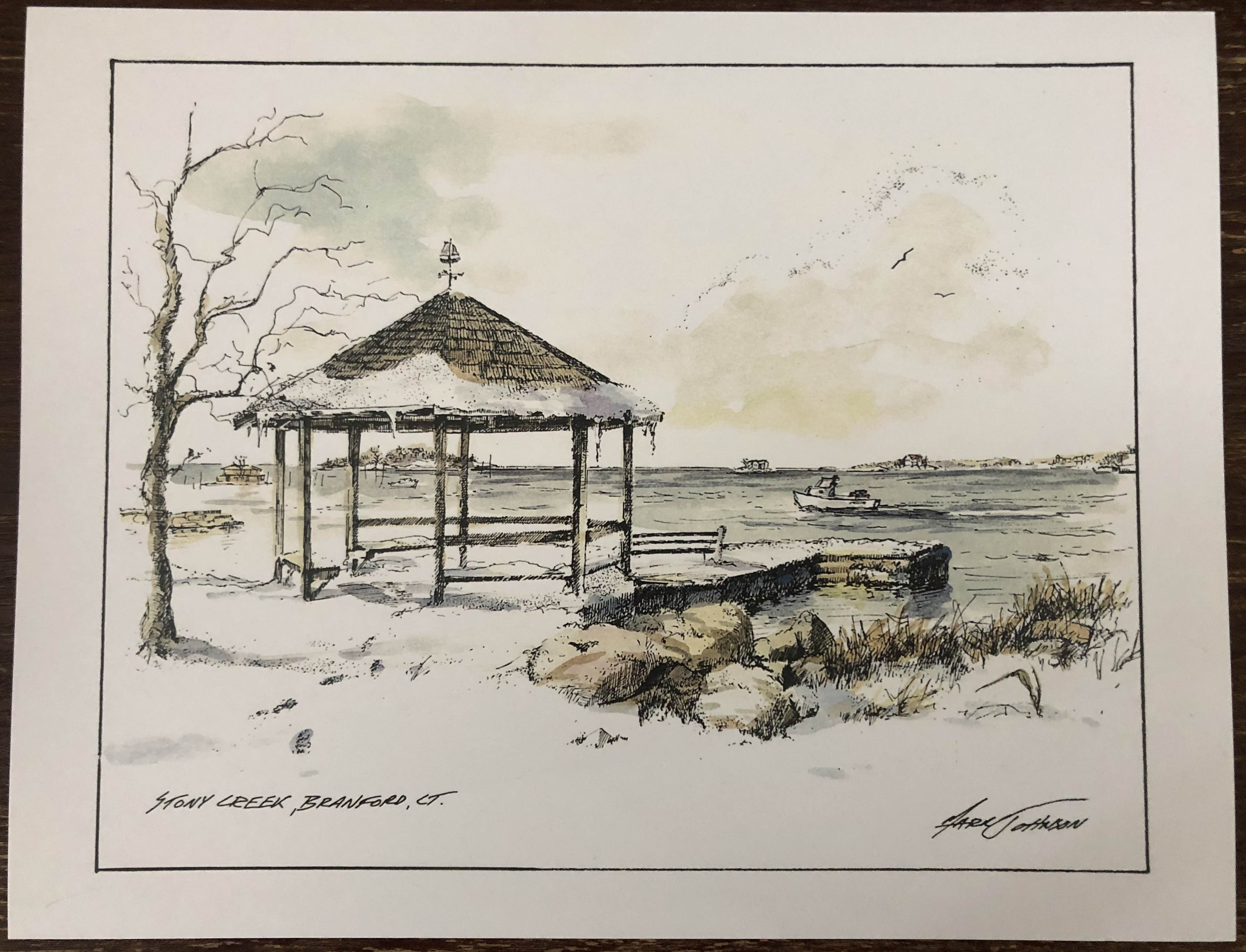 Stony Creek Winter Gazebo by Mark Johnson (8 ½" x 11") Stony Creek Winter Gazebo by Mark Johnson (8 ½" x 11")