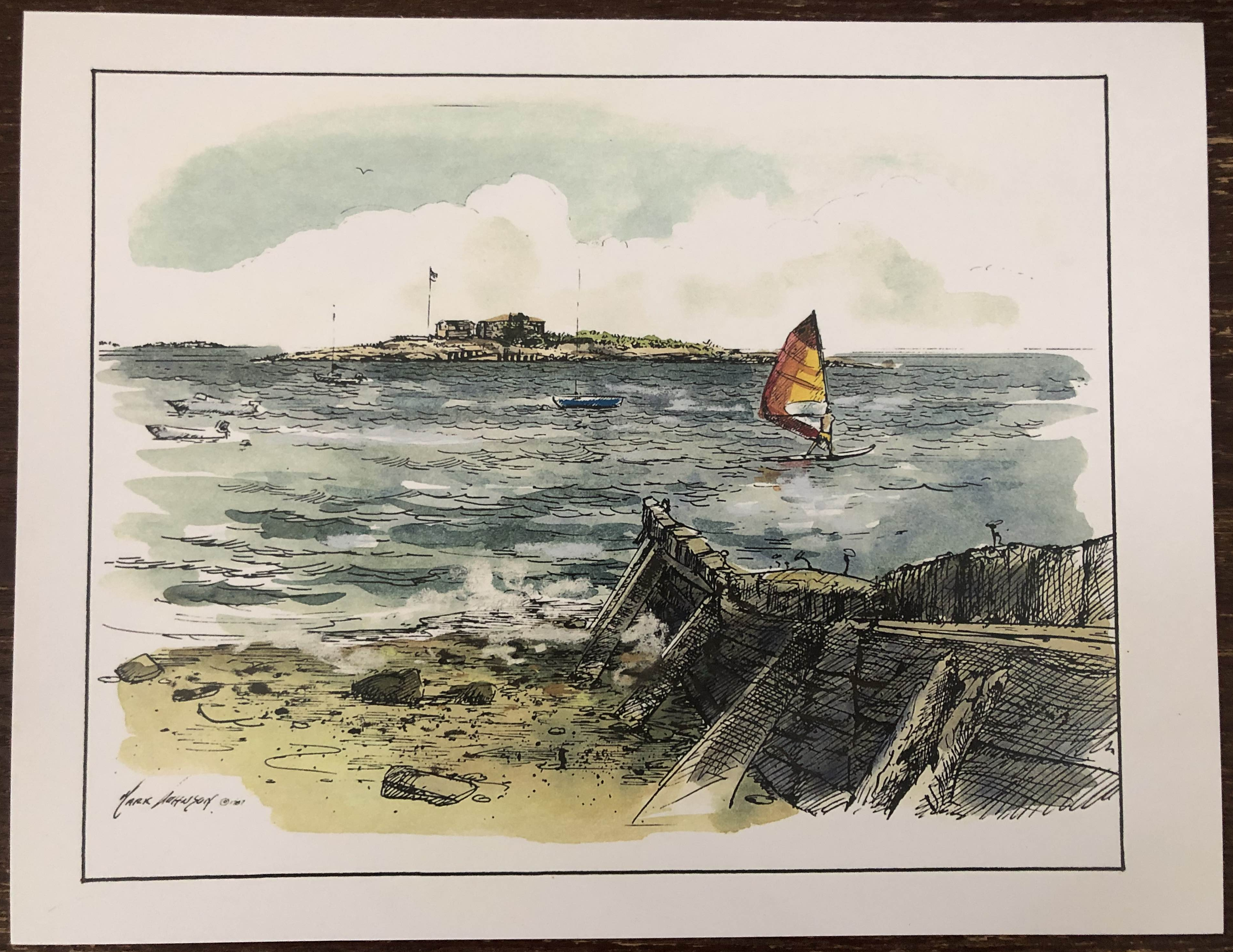 Windboarder by Mark Johnson (8 ½" x 11") Windboarder by Mark Johnson (8 ½" x 11")